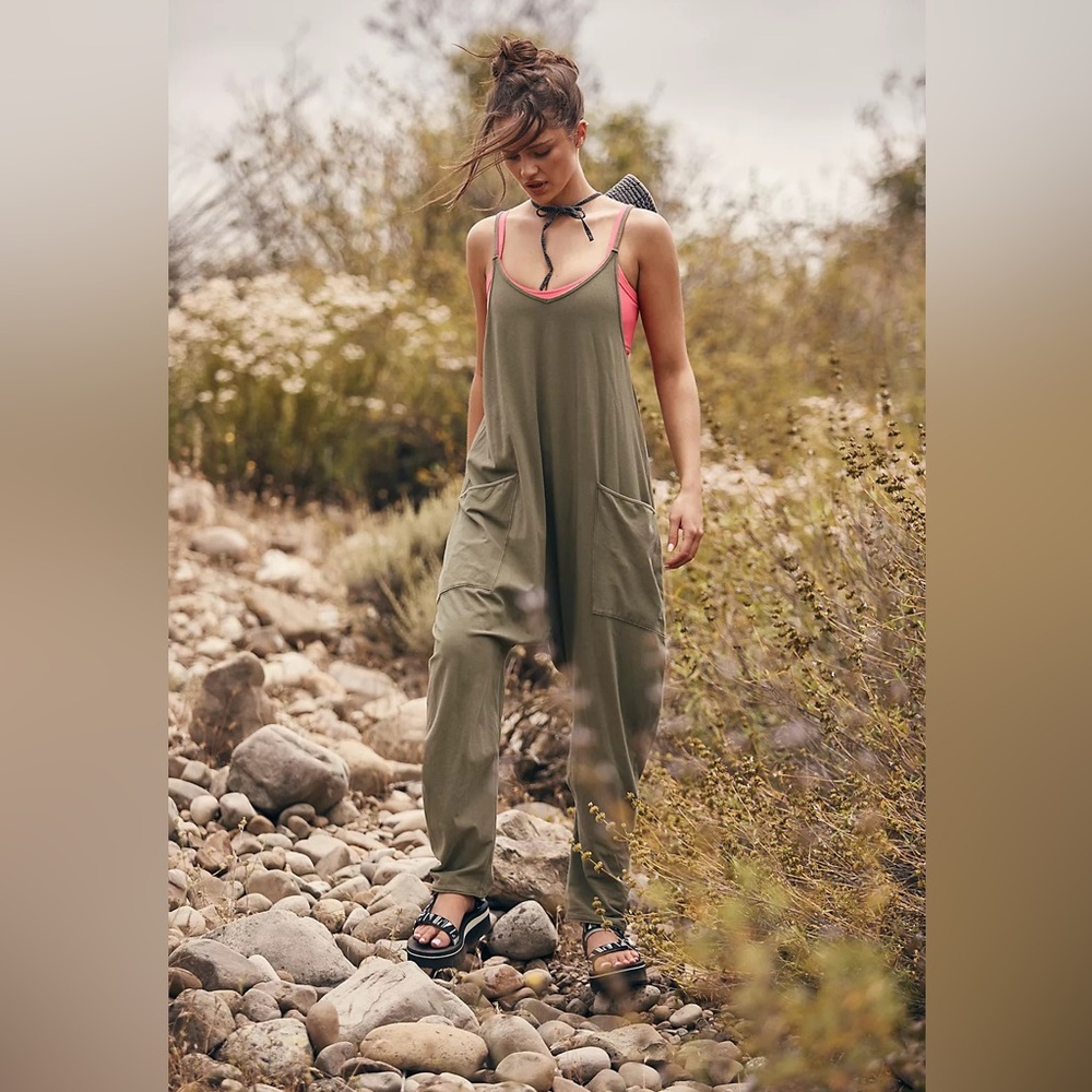 Free People Hot Shot Onesie in color Sea Grass